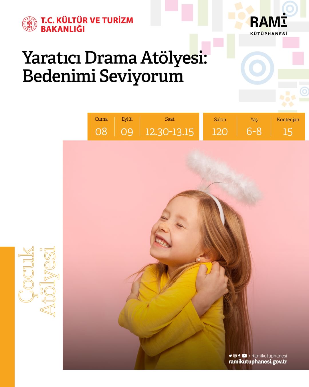  Rami Kütüphanesi - Yaratıcı Drama Atölyesi: Bedenimi Seviyorum